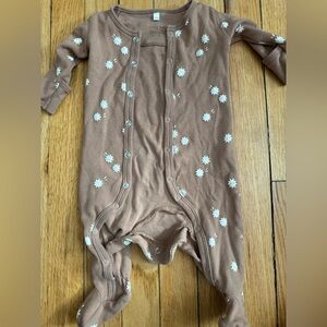 Quincy Mae Full Snap Footie Sunburst 0-3M